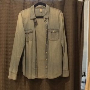 Chambray button down